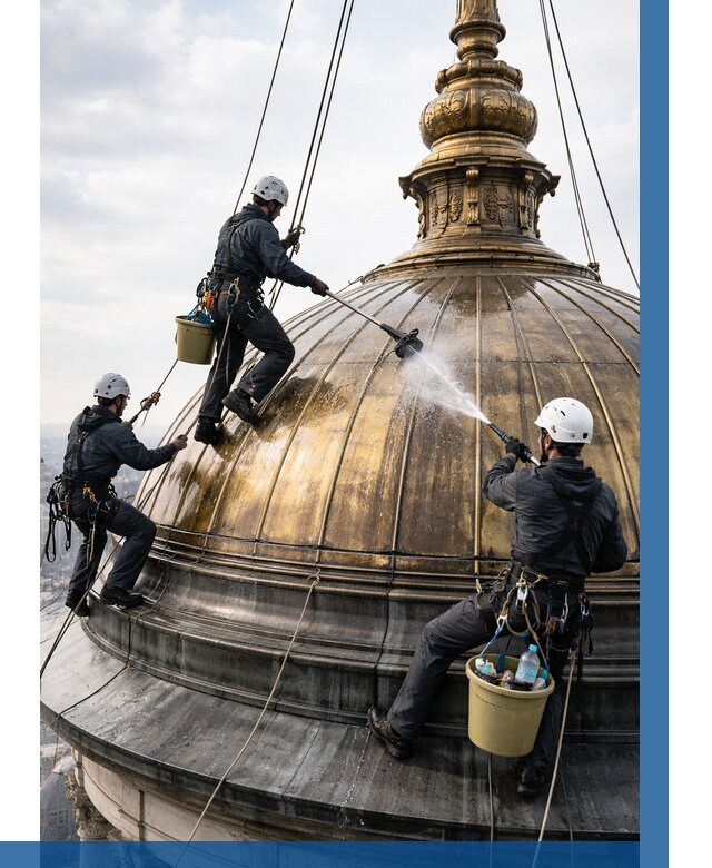 Мойка куполов и шпилей в Новороссийске от 8166 р. - заказать | ВЫСОТНИК-Нвр