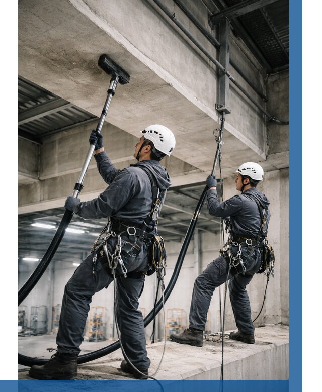 Обеспыливание потолочных конструкций в Новороссийске от 255 р. |ВЫСОТНИК-Нвр