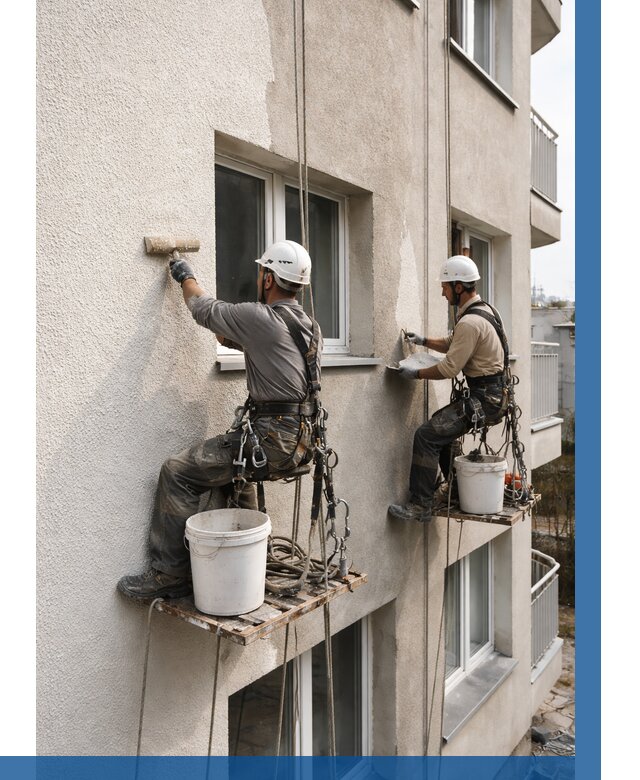 Нанесение короеда на фасад в Новороссийске от 459 р. | ВЫСОТНИК-Нвр