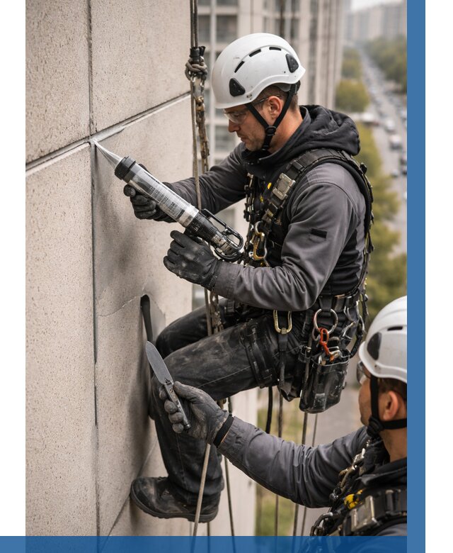 Первичная герметизация швов в Новороссийске от 612 р. | ВЫСОТНИК-Нвр