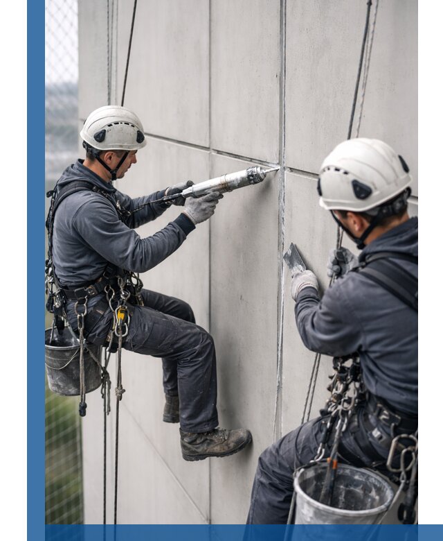 Первичная герметизация швов фасадов и кровель в Новороссийске