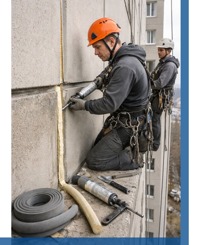 Теплый шов межпанельные швы в Новороссийске от 715 р. | ВЫСОТНИК-Нвр