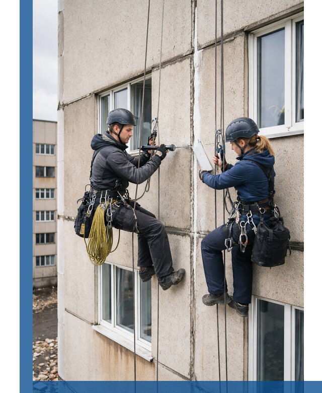 Герметизация межпанельных швов тёплым швом в Новороссийске