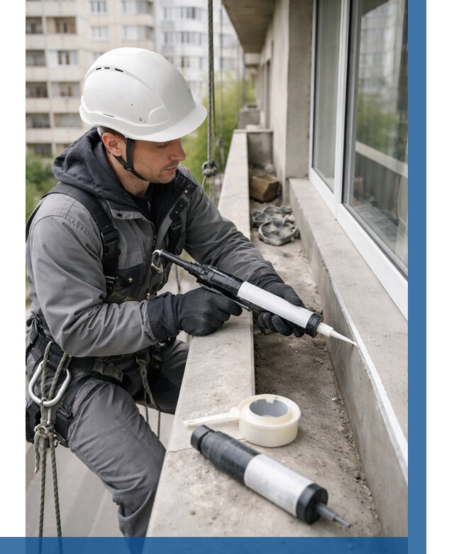 Герметизация швов лоджии в Новороссийске от 4594 р. | ВЫСОТНИК-Нвр