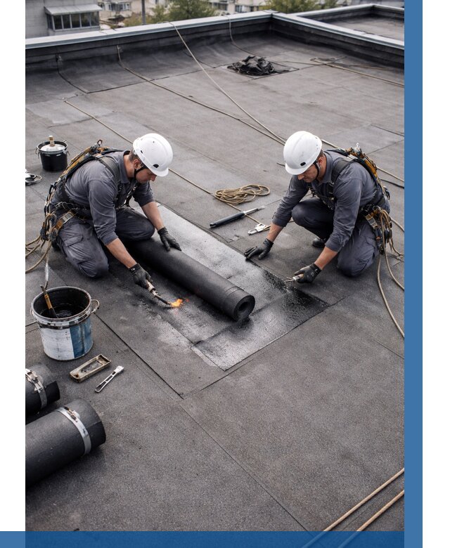 Ремонт мягкой кровли под ключ в Новороссийске от 715 р. | ВЫСОТНИК-Нвр