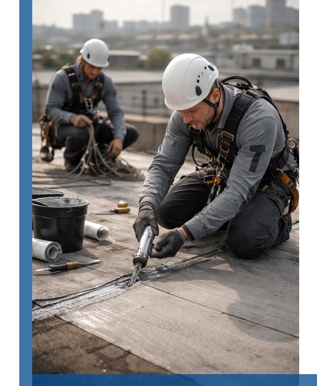 Аварийное и капитальное устранение протечек кровли в Новороссийске