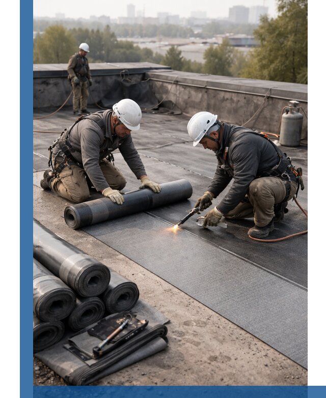 Монтаж мягкой кровли в Новороссийске профессионально и надежно