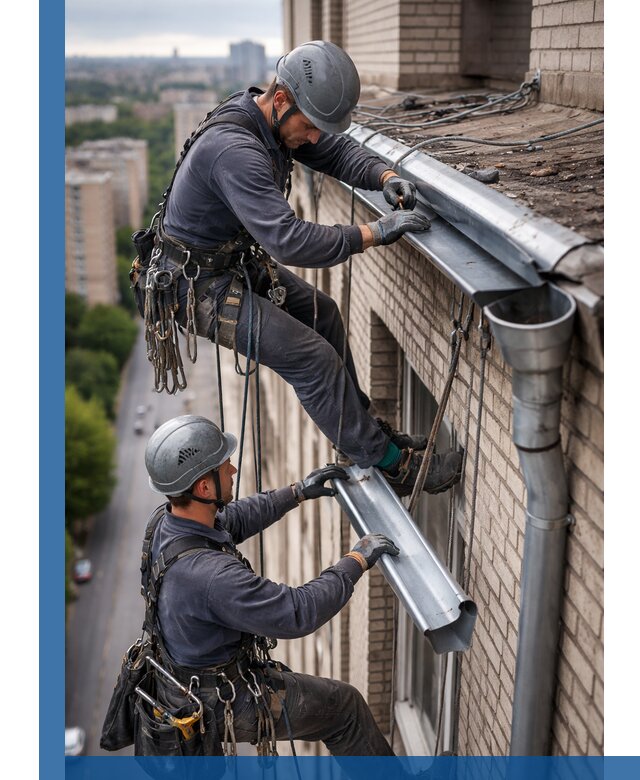 Ремонт водосточных желобов в Новороссийске, быстро и качественно