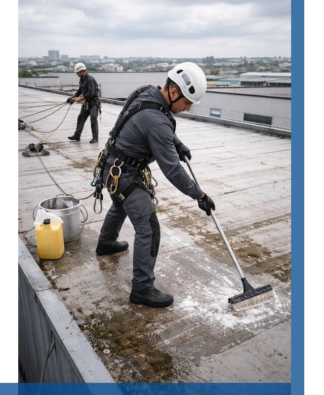 Очистка крыши по графику в Новороссийске от 7656 р. | ВЫСОТНИК-Нвр