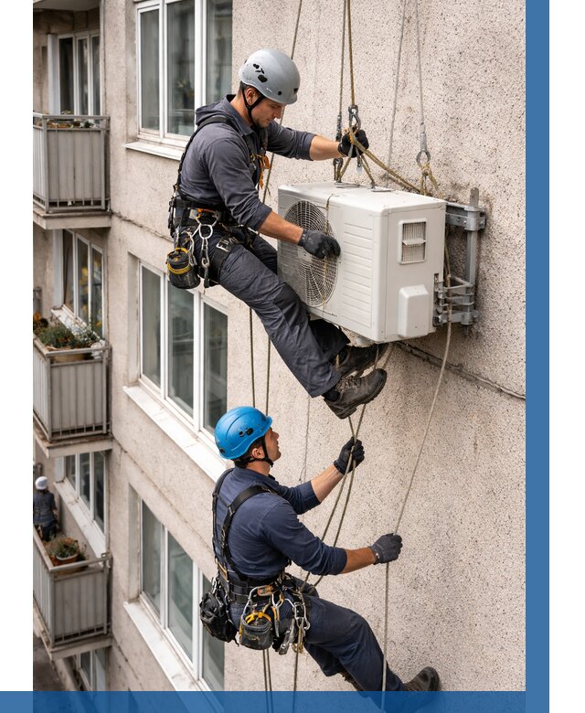 Перенос внешнего блока кондиционера в Новороссийске от 9187 р.| ВЫСОТНИК-Нвр