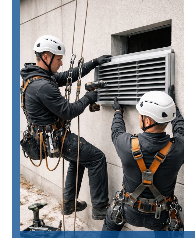 Монтаж вентиляционных решеток в Новороссийске профессиональный сервис