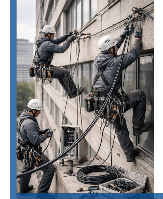 Прокладка оптоволоконного кабеля в Новороссийске под ключ с тестированием