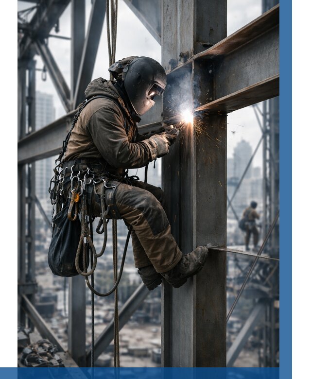 Высотные сварочные работы в Новороссийске от 3573 р. | ВЫСОТНИК-Нвр