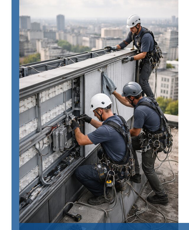 Профессиональное обслуживание крышной рекламы в Новороссийске под ключ