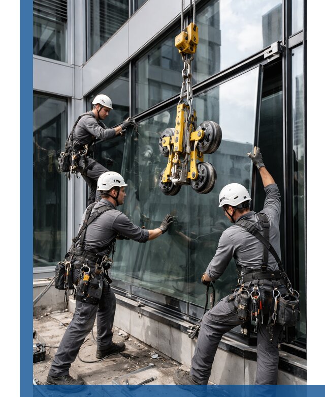 Структурное остекление фасадов в Новороссийске монтаж и обслуживание