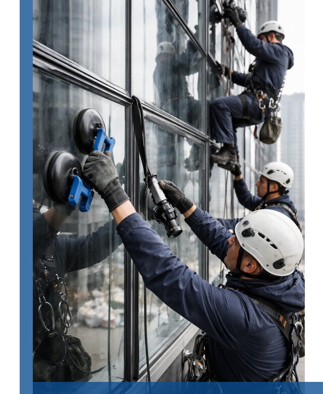 Радиусное остекление фасадов под ключ в Новороссийске с гарантиями