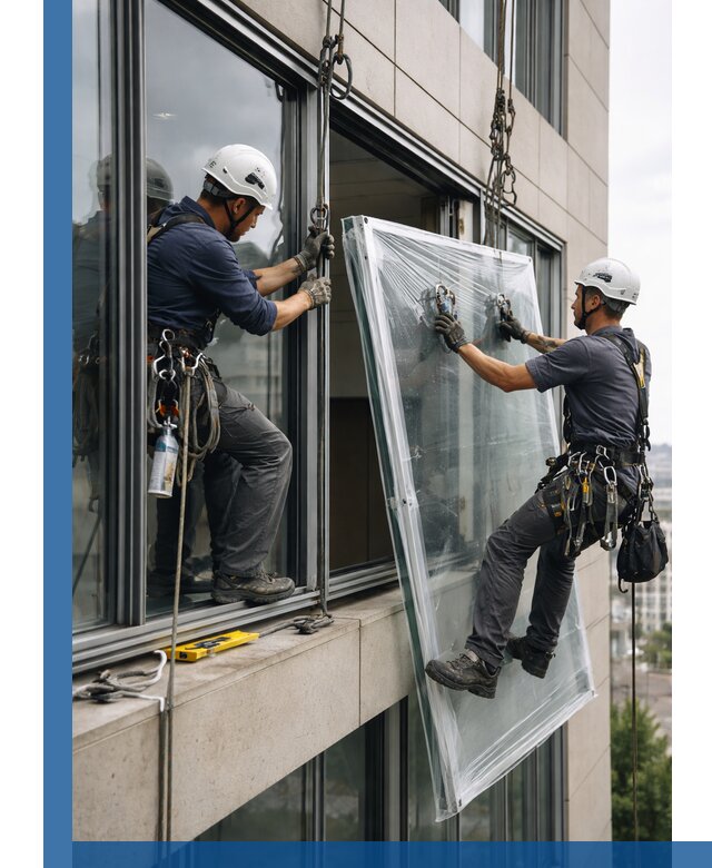Профессиональная замена стекла в витраже в Новороссийске с гарантией