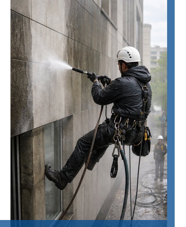 Гидроструйная очистка поверхностей в Новороссийске от 868 р. | ВЫСОТНИК-Нвр