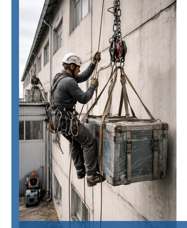 Подъем грузов на высоту в Новороссийске для промышленных объектов