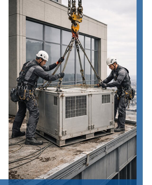 Такелажные работы на высоте в Новороссийске от 8166 р. | ВЫСОТНИК-Нвр