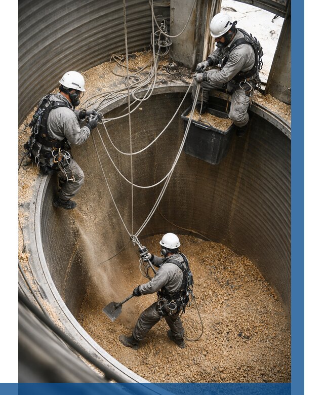 Чистка зерновых бункеров в Новороссийске от 12250 р. | ВЫСОТНИК-Нвр