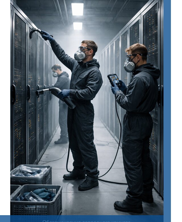 Обеспыливание серверной комнаты в Новороссийске от 4594 р. | ВЫСОТНИК-Нвр