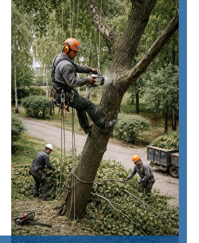 Кронирование деревьев в Новороссийске от 6635 р. | ВЫСОТНИК-Нвр