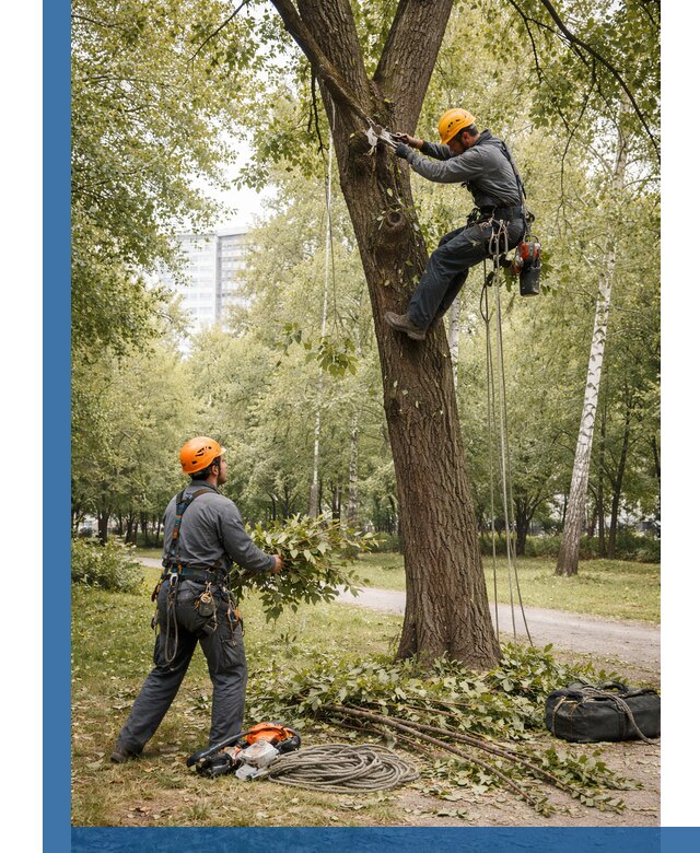 Санитарная обрезка деревьев в Новороссийске, профессионально и безопасно