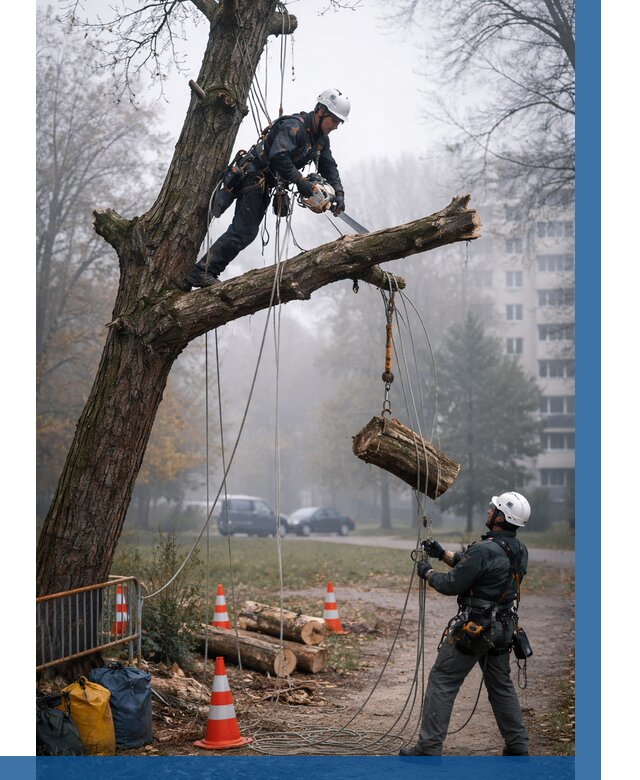 Удаление аварийных деревьев в Новороссийске от 15312 р. | ВЫСОТНИК-Нвр