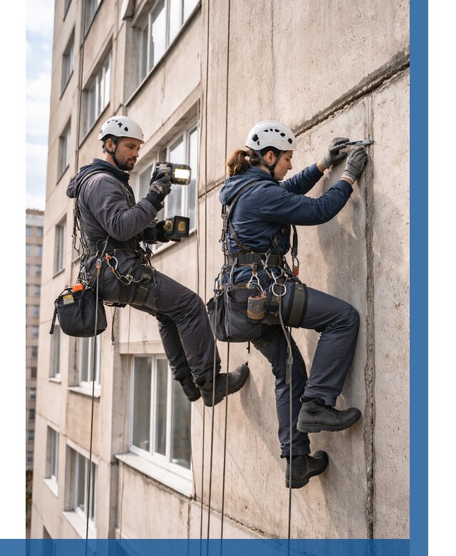 Обследование межпанельных швов в Новороссийске от 1837 р. | ВЫСОТНИК-Нвр