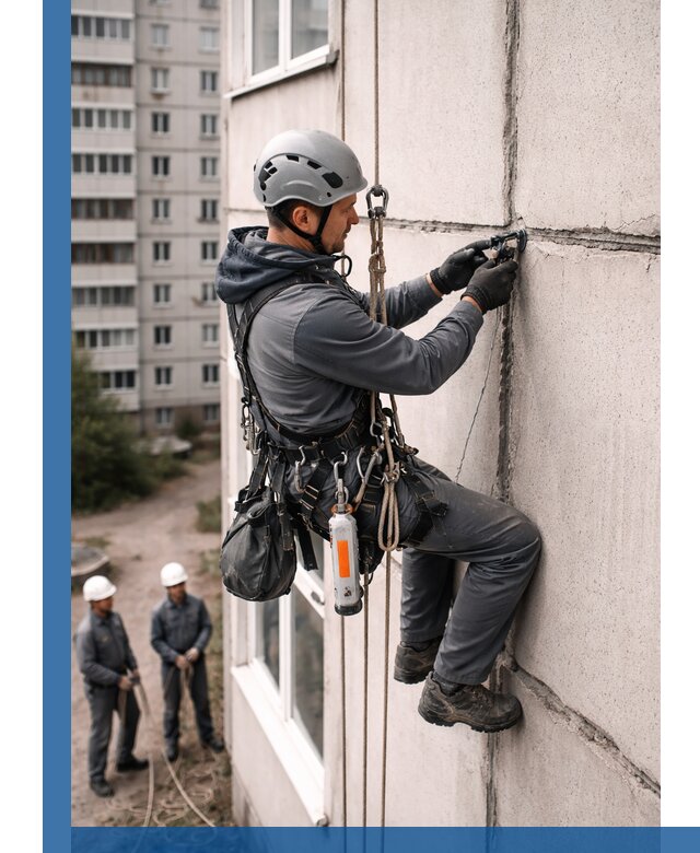 Обследование межпанельных швов и герметизация в Новороссийске